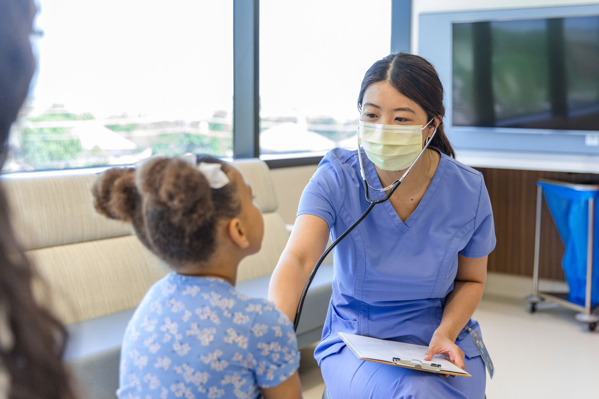 doctor with child patient