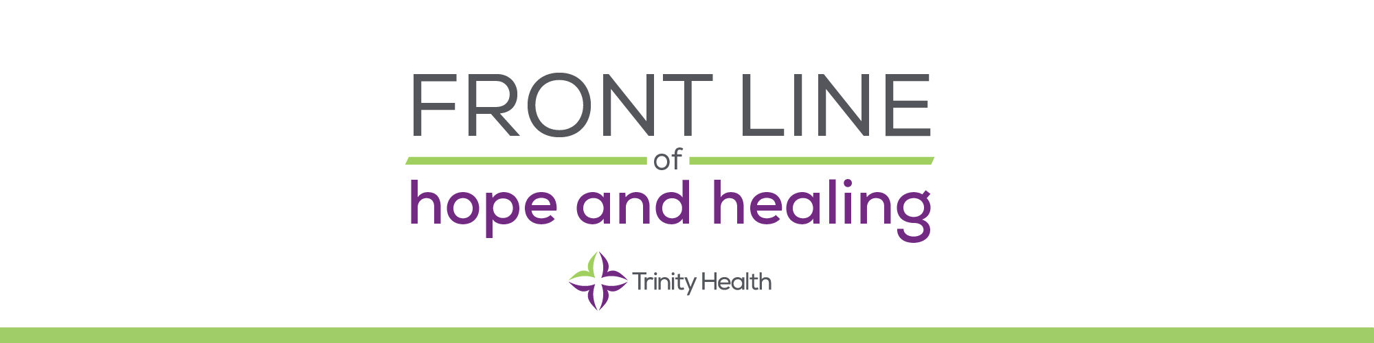 Front line of hope and healing logo