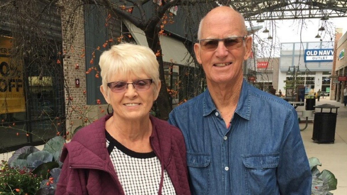 patient Ann with husband and caregiver Dave
